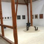 Präsentation in der Halle, hintere Box